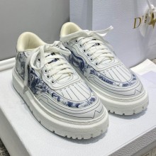 Dior Latex cowhide cushion Shell-toe sports shoes Blue Ds007 2021