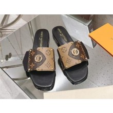 Louis Vuitton Monogram Reverse canvas Frame Flat Mule 2025