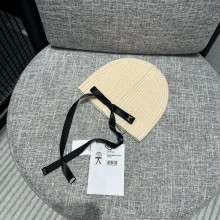chanel Cashmere & Satin white Beanie AAA421 2024 