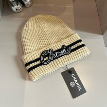 chanel graffiti Beanie CREAMY 2024 