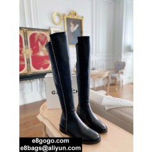 GIVENCHY First layer calfskin boots in Black GVs002