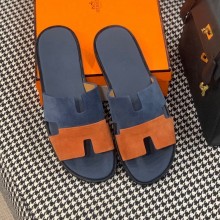 Hermes Suede “H”shape sandals Her034