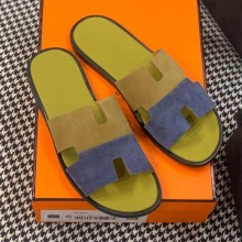 Hermes Suede “H”shape sandals Her035