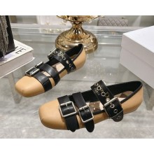 Dior Punk Ballet Flat Beige Supple Calfskin 2025