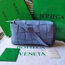 Bottega Veneta Brick Cassette Small denim shoulder bag 2022