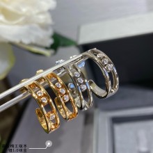 MESSIKA MOVE HOOP DIAMOND EARRINGS