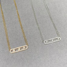 MESSIKA BABY MOVE PAVÉ DIAMOND NECKLACE