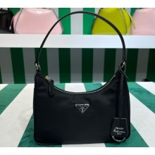Prada Re-Edition 2005 Re-Nylon mini bag 1NE204 Black 2023