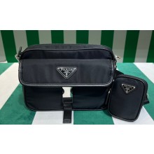 Prada Re-Nylon and Saffiano leather shoulder bag 2VH133 2023