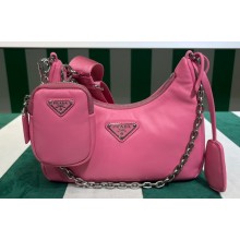 Prada Re-Edition 2005 Padded nappa-leather shoulder bag 1BH204 Pink 2023