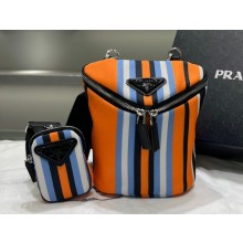 Prada Printed canvas shoulder bag 2VH147 2023
