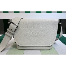 Prada Leather bag with shoulder strap 2VD056 White 2023
