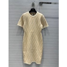 fendi beige knit dress 2023 