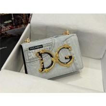 Dolce & Gabbana DG Girls patchwork-design denim bag 01 2023