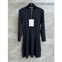 chanel black cut out dress 2024 