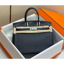 Hermes Birkin 35 Bag black In togo Leather With silver hardware 2025