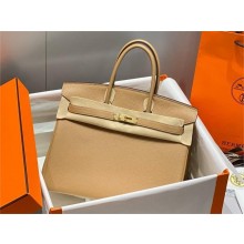 Hermes Birkin 35 Bag beige In togo Leather With gold hardware 2025