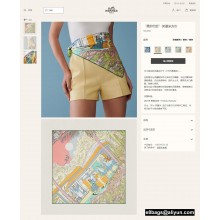 Hermes Scarf 90x90cm Top Quality 112 2023