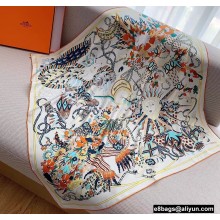 Hermes Scarf 90x90cm Top Quality 127 2023