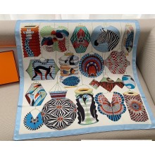 Hermes Scarf 90x90cm Top Quality 102 2023