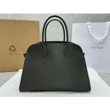 THE ROW MARGAUX 15 BAG IN box leather dark gray 2025
