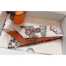 Hermes Twilly Silk Scarf 5x86cm 250304 09 2025
