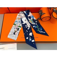 Hermes Twilly Silk Scarf 5x86cm 250304 14 2025