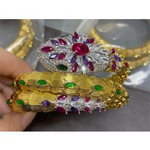 BVLGARI Serpenti Viper bracelet red