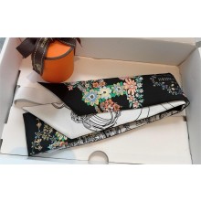 Hermes Twilly Silk Scarf 5x86cm 250304 05 2025