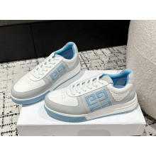 Givenchy men's G4 Logo calfskin Sneaker White/blue 2024