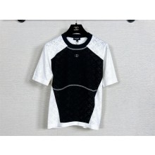 CHANEL black/white T-shirt 01 2023