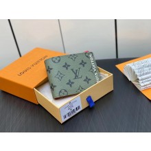 louis vuitton slender wallet M82798 green 2023