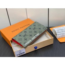 louis vuitton Brazza Wallet m82790 green 2022