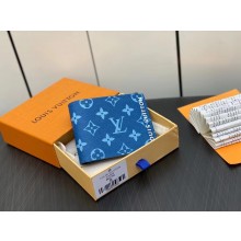 louis vuitton slender wallet M82798 blue 2023