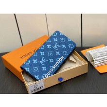 louis vuitton Brazza Wallet m82790 blue 2022