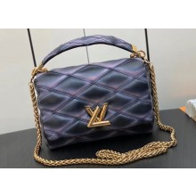 Louis Vuitton Lamb leather GO-14 MM Bag M23569 Black/Pink 2023