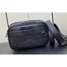 Louis Vuitton Monogram Shadow cowhide leather Nano Alpha Bag M82544 2023