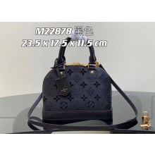Louis Vuitton LV Broderie Anglaise Alma BB Bag M22878 Black 2023