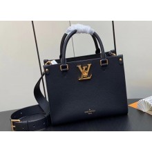 Louis Vuitton Grained calf leather Lock & Go Bag M22311 Black 2023