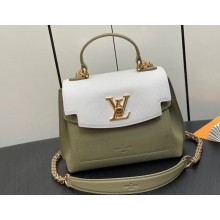 Louis Vuitton LockMe Ever Mini Bag White/Green 2023