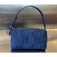 Bottega Veneta denim Intreccio Brick Cassette shoulder Bag 709628