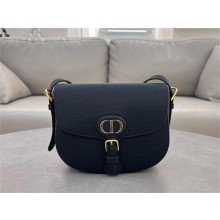 Dior medium Bobby Bag in Black Grained Calfskin 2024