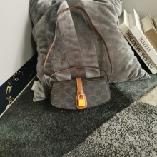 Celine Clutch On Strap In Triomphe Canvas 2021