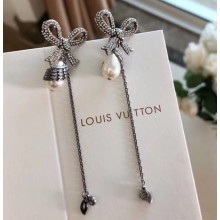Louis Vuitton LV Windsor Pearl Earrings Bow Strass MP2200