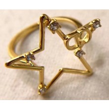 Dior CD Star Ring Gold 2018
