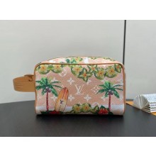 Louis Vuitton Locker Dopp Kit Bag Floral Print M24799 2024