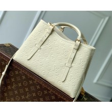 Louis Vuitton Babylone Tote PM bag in Monogram Empreinte Leather M11394 CREAMY 2024