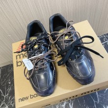 New Balance X Miu Miu 530 SL leather sneakers 5E165E black 2024
