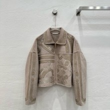 HERMES CASHMERE JACKET grey 2024