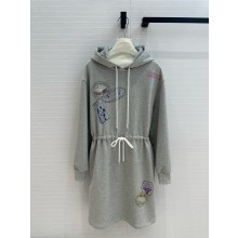 louis vuitton Travel Stamp Sweater Dress gray 1AGDKY 2024